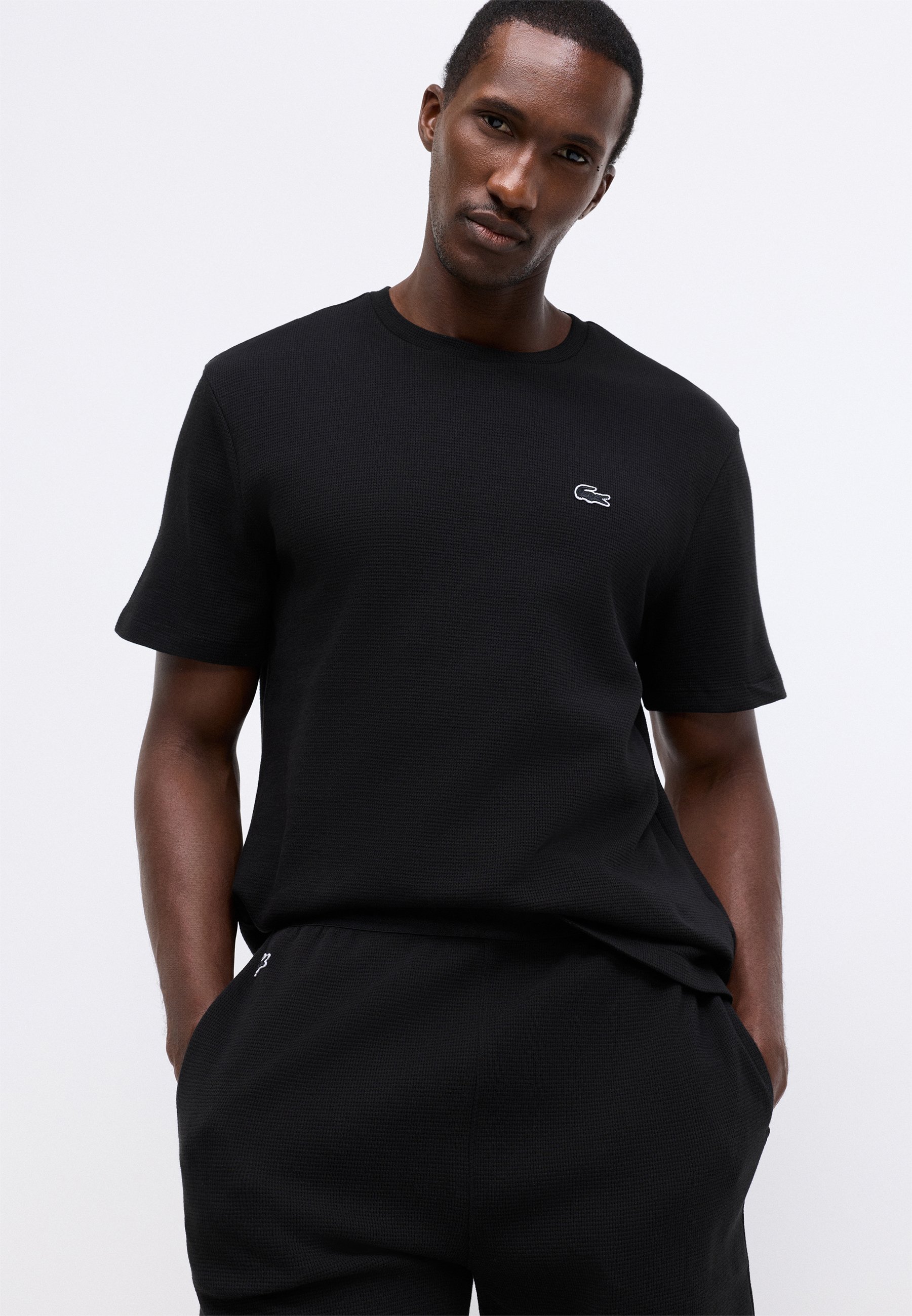 Lacoste T-shirt d'intérieur - Haut de pyjama - Noir