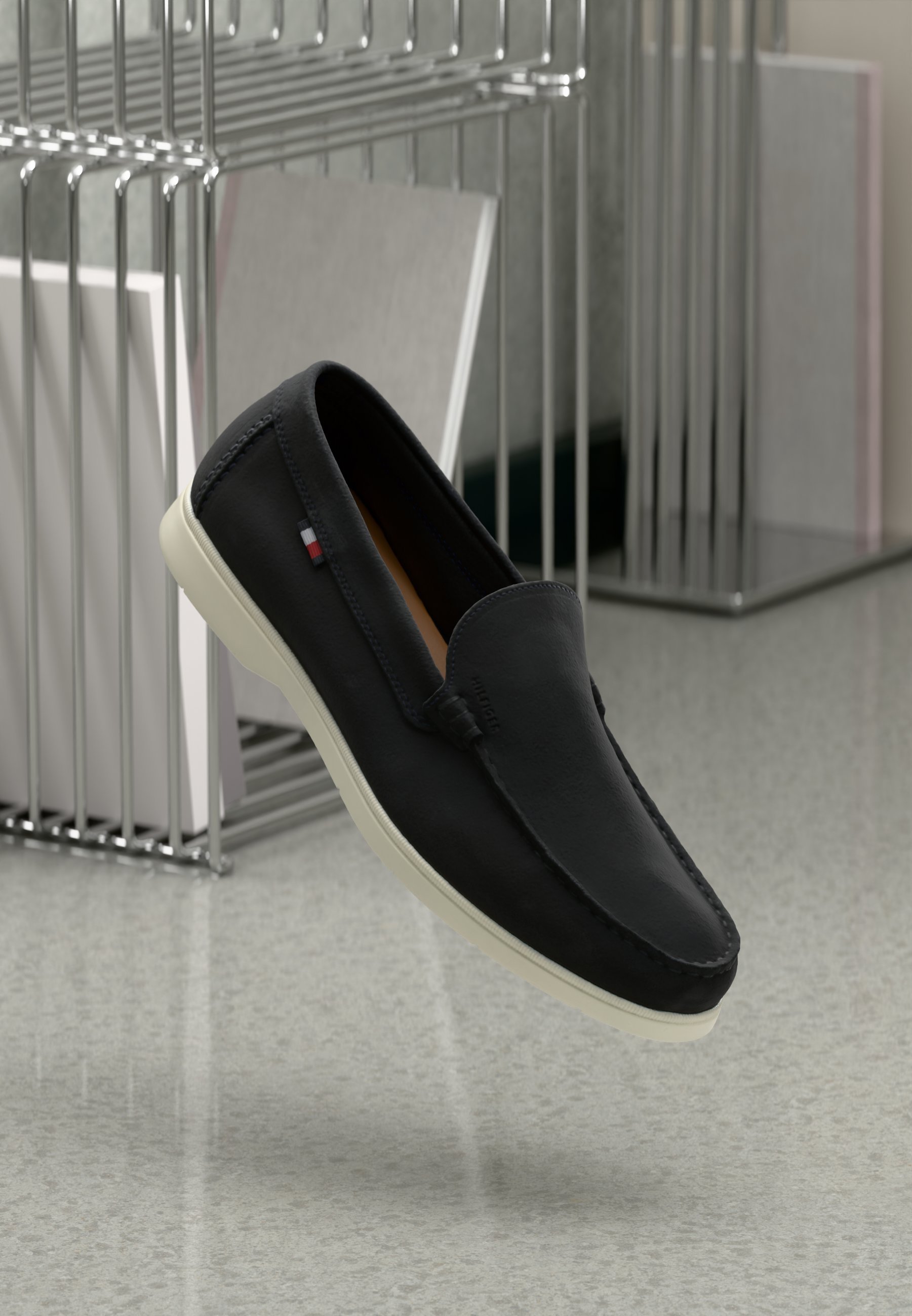 Tommy Hilfiger MOCASSINI CASUAL - Slip-on - desert sky