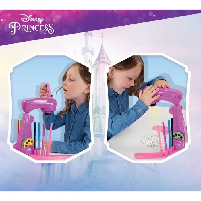Drawing Projector - LISCIANIGIOCHI - PRINCESSES - Accessories Included, Princess Models