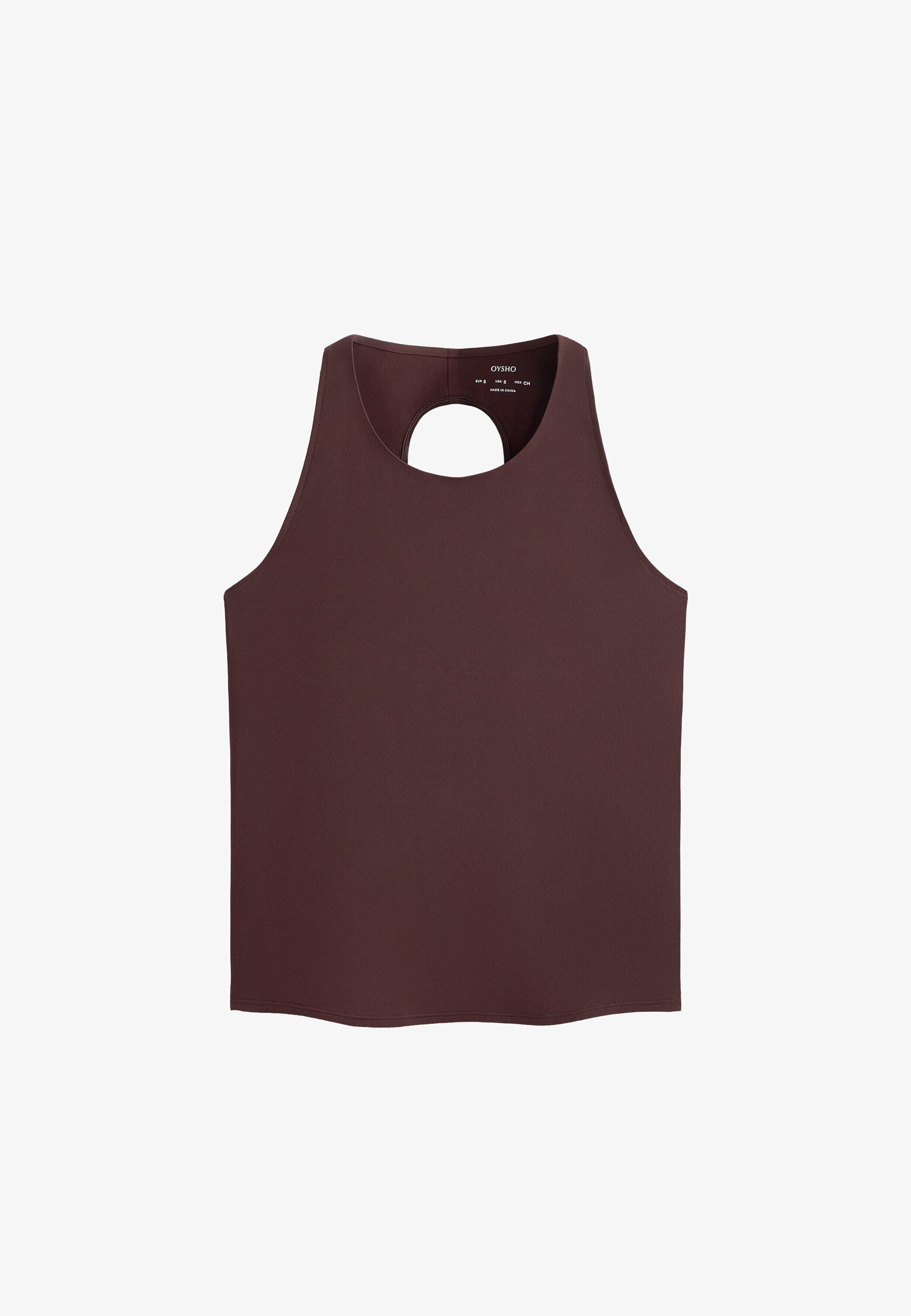 OYSHO CROSS-BACK COMFORTLUX - Top - maro pătat