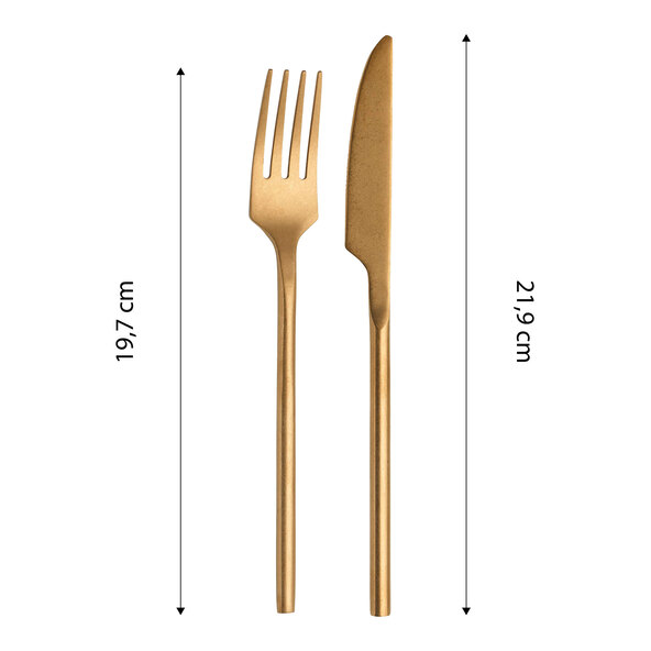 Set de tacâmuri Bari, 16 piese, pentru până la 4 persoane, Stonewashed Champagne