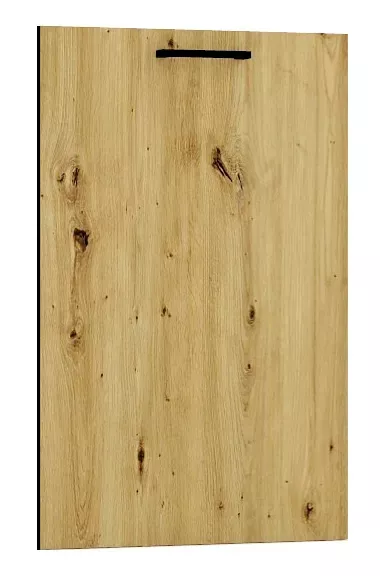 Front zmywarki z panelem ukrytym 45 cm dąb artisan - Tiero