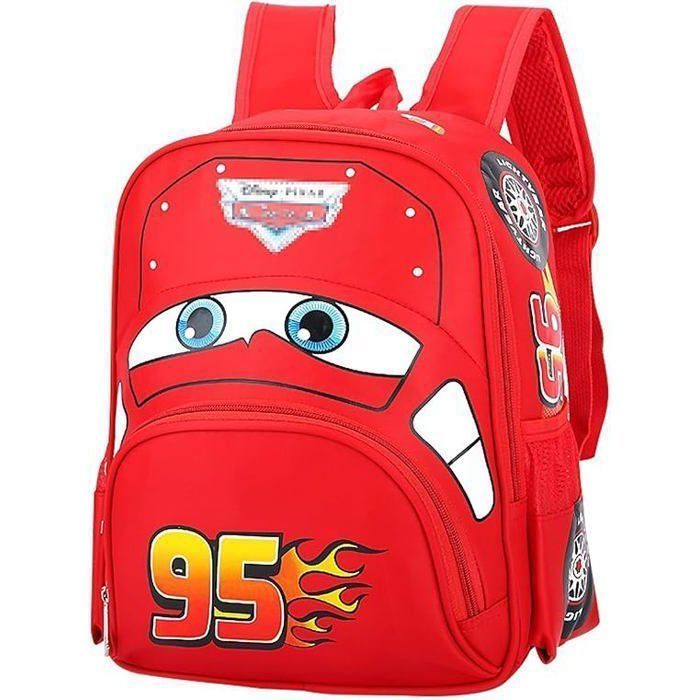Cars Lightning Sac à dos pour enfant - Sac à dos pour enfant - Sac à dos de maternelle - Sac à dos d'écolier -- 31 x 24 x 11 cm,Rose