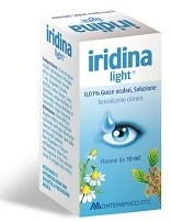 MONTEFARMACO Iridina Light 0,01 % 10 ml befeuchtende Augentropfen