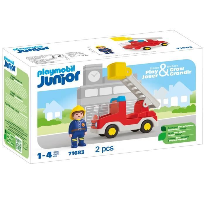 PLAYMOBIL Junior 71683 Fire Truck, Ages 12 months and up