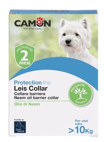 CAMON Leis Barrierehalsbänder für Hunde, 60 cm lang, 12 Stück mit Neemöl