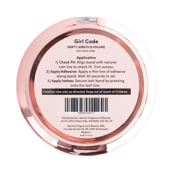 Umělé řasy Oh My Lash Girl Code Black Faux Mink, individuální