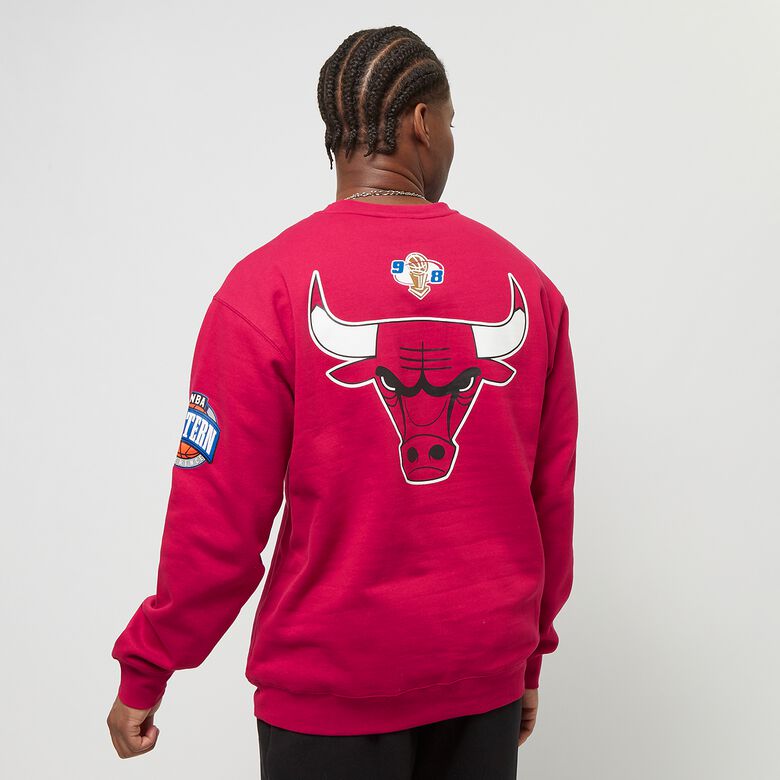 NBA Hin- und Rück-Fleece-Crew Chicago Bulls