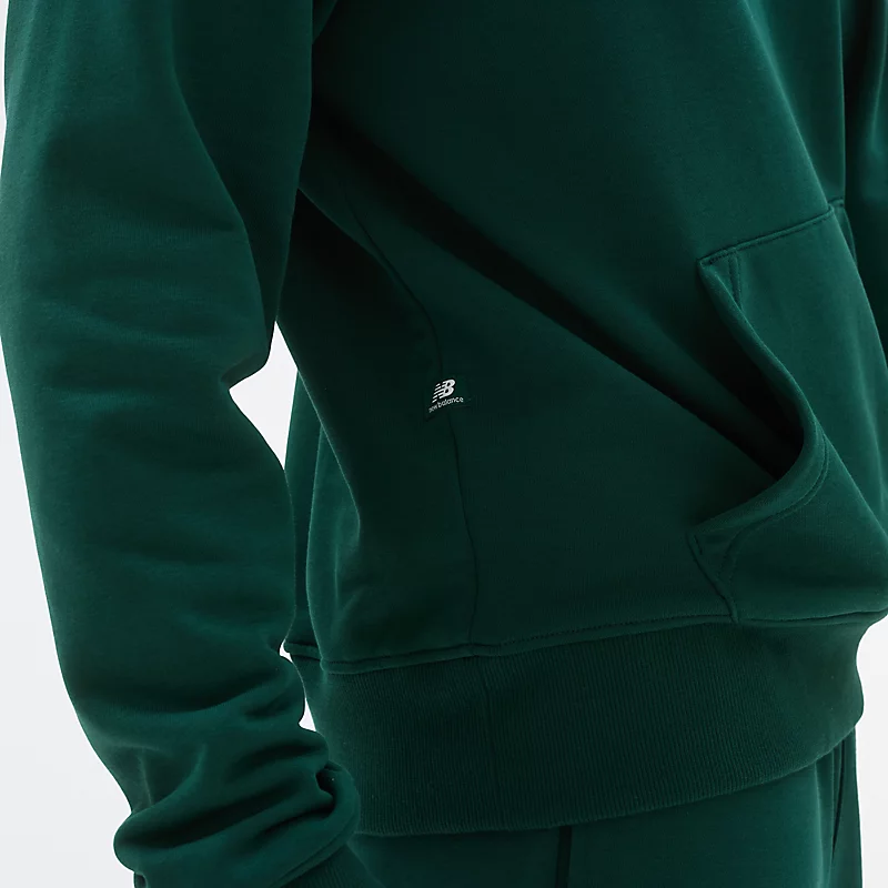 Sweat à capuche polaire NB Essentials pour homme - Vert Nightwatch