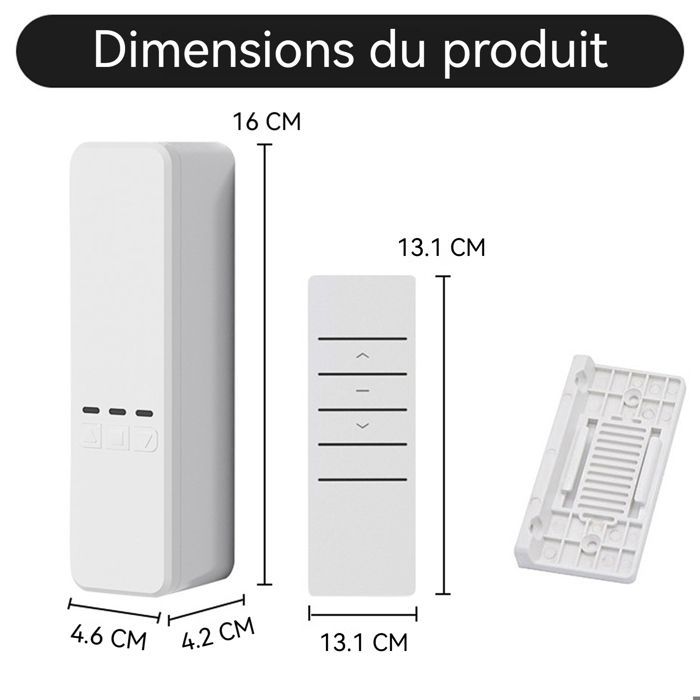 Rideau Interrupteur  - ATELIX -  WiFi pour Volet Roulant Interrupteur pour Rideau de Fenêtre Compatible Rideaux électriques Cordon d