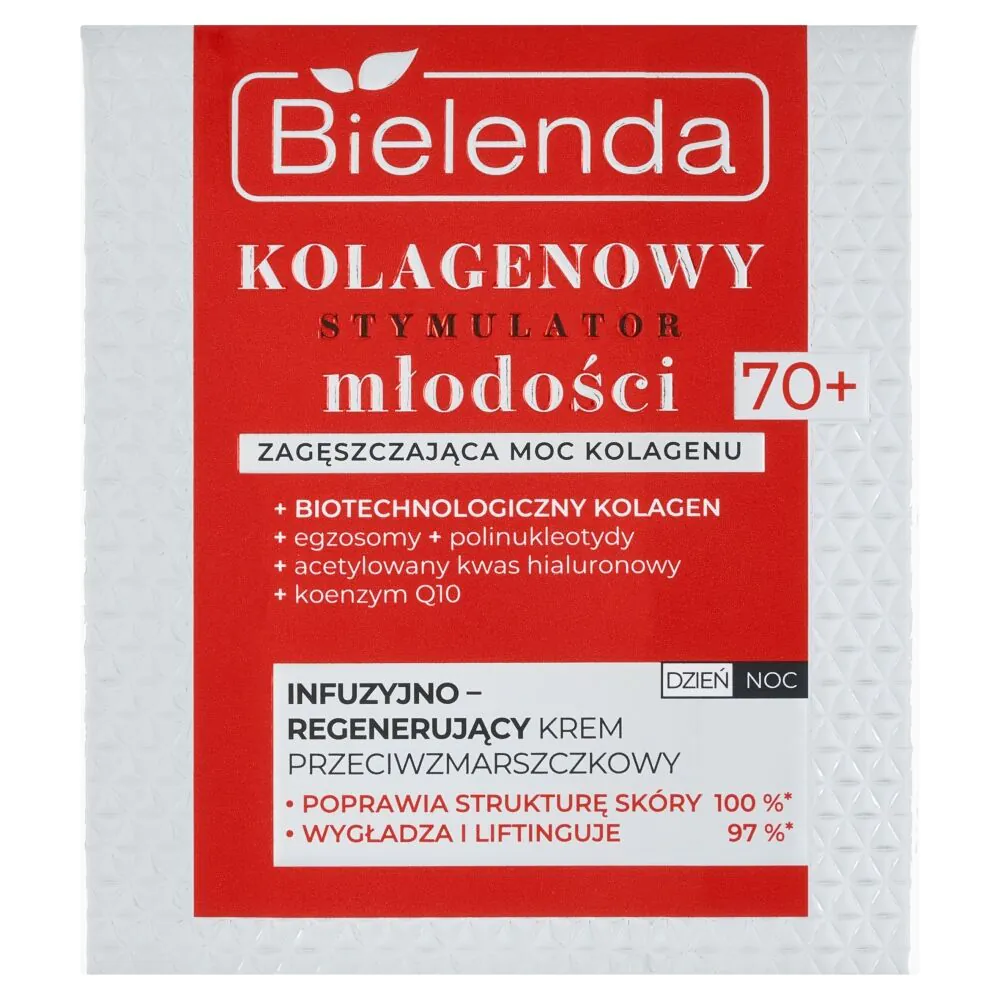 Bielenda Kolagenowy Stymulator Młodości krem infuzyjno-regenerujący 70+ dzień/noc