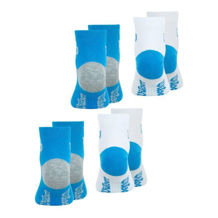 Paquete de 4 pares de calcetines hasta la pantorrilla para niño Wilson Essential