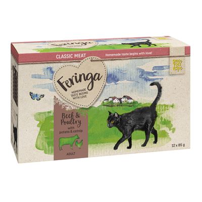 Feringa Classic Fleischmenü-Beutel 12 x 85 g