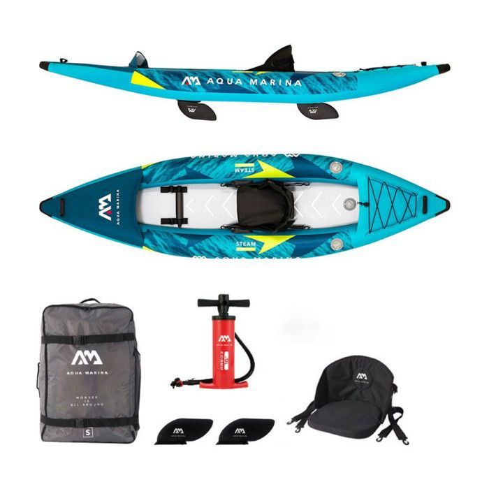 Kayak - AQUA MARINA - Steam 312 - Blue - 1-seater - Adult