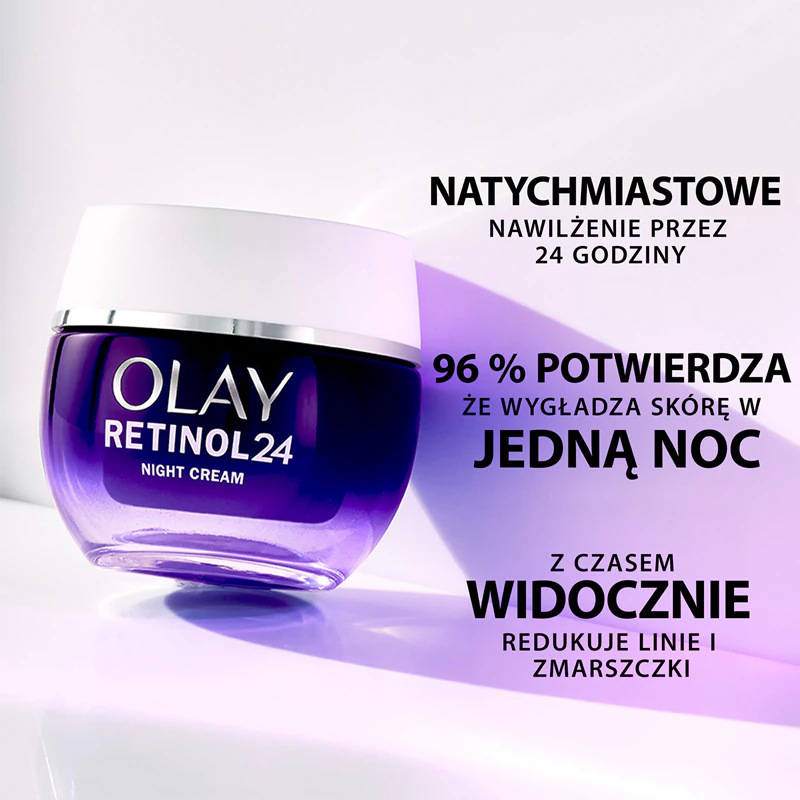 Olay Retinol 24 Night Cream hydratačný a regeneračný nočný krém s vitamínom E