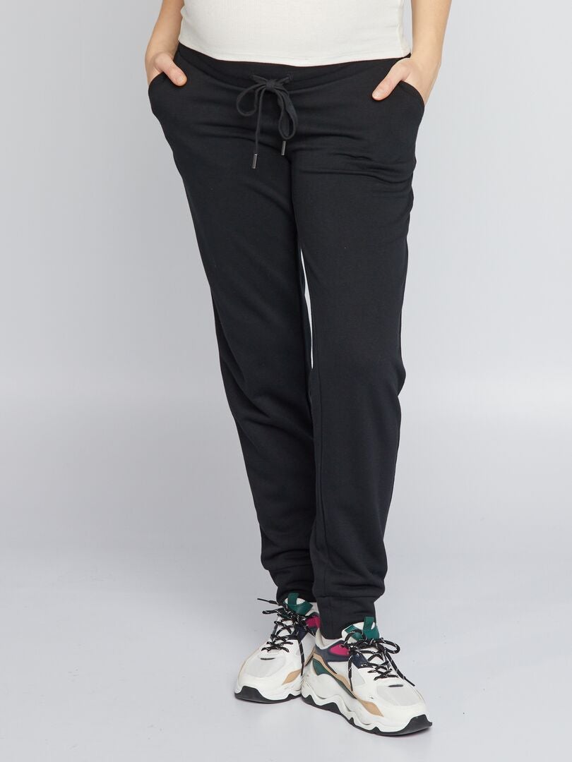 Calça de moletom para gestantes - PRETA