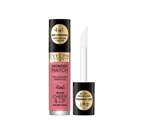 Eveline Cosmetics Wonder Match Cheek & Lip róż i pomadka w płynie 04 4,5 ml