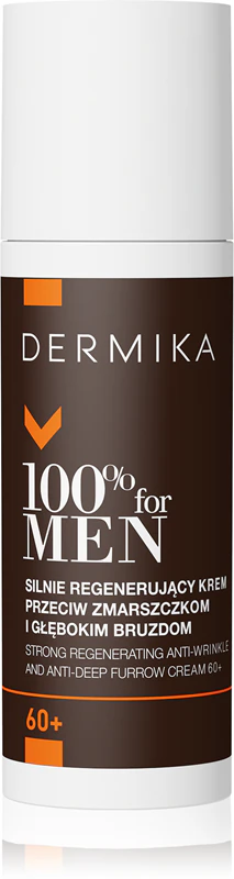 Dermika 100% para Homens, creme regenerador antirrugas para homens