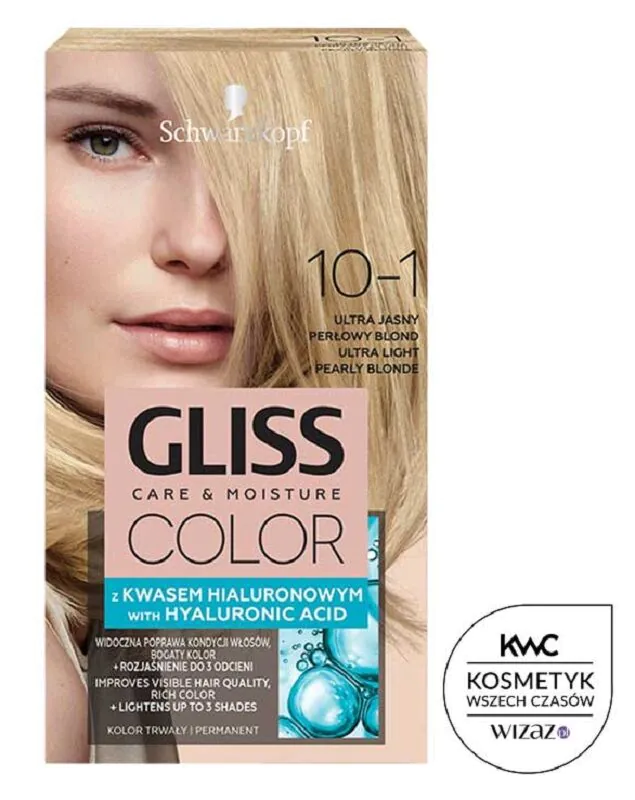 Gliss Color Farba do włosów 10-1 Ultrajasny Blond