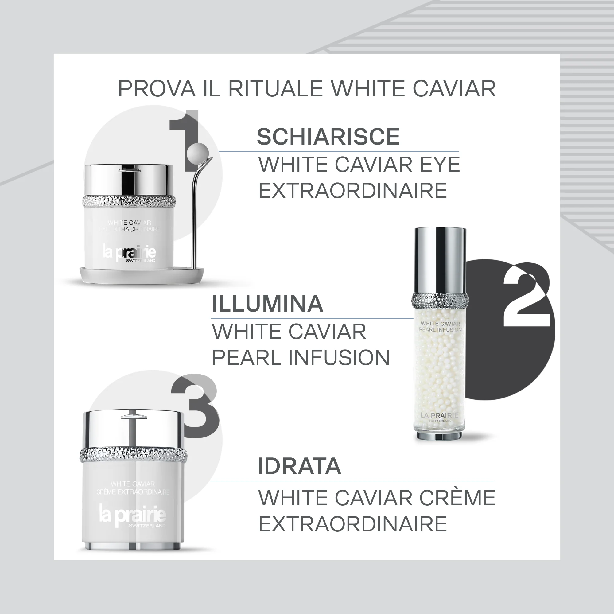 White Caviar Pearl Infusion Siero Viso - Siero viso effetto globale, Siero viso antirughe, Siero viso antimacchie