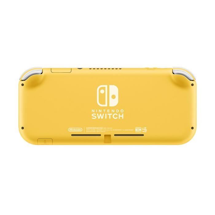Console portable - NINTENDO - Switch Lite - Jaune - 32 Go - Chargeur US d'origine
