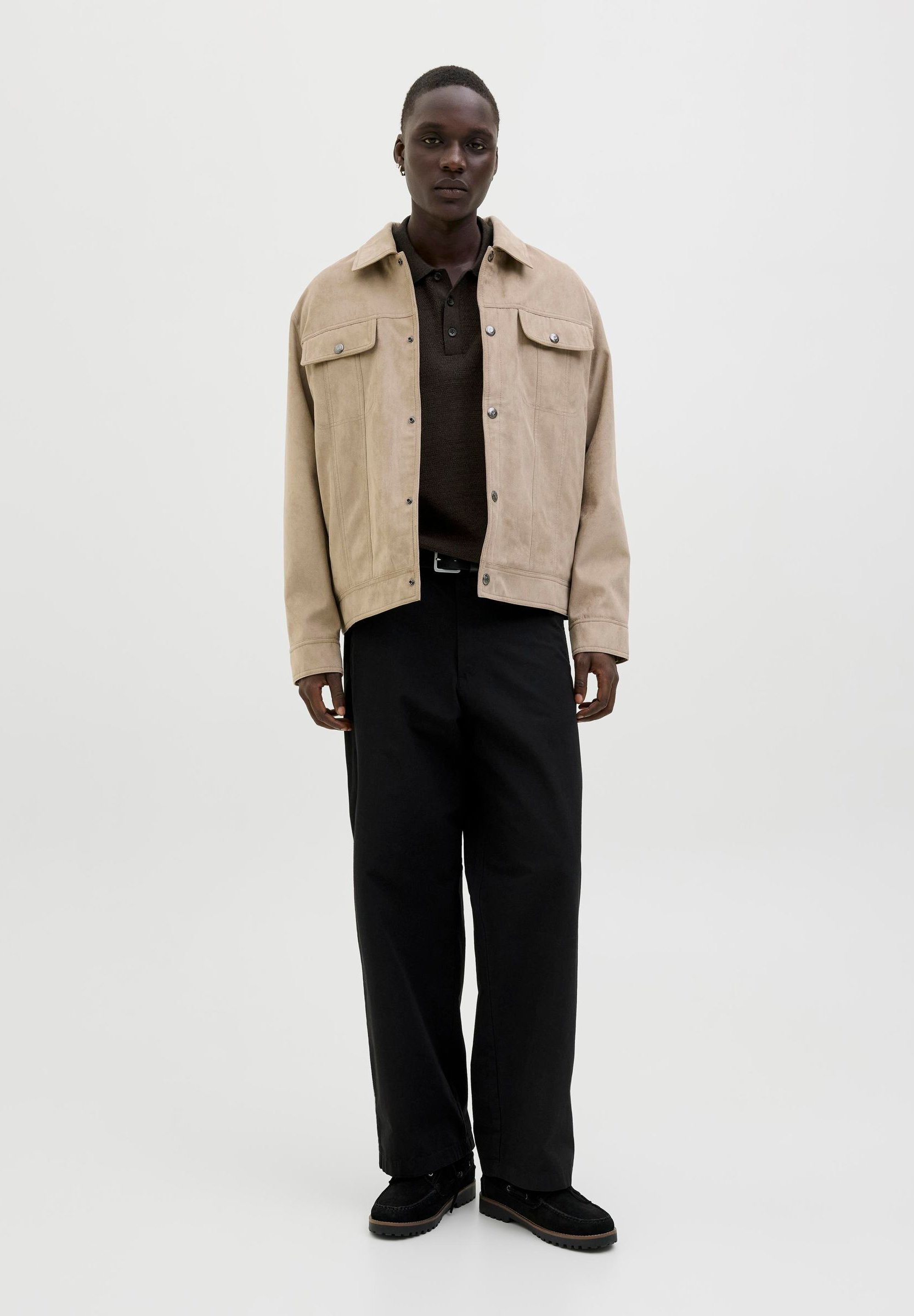 Jack & Jones JJEGEORGE LS SN - Poloshirt - heerlijke details met zwart