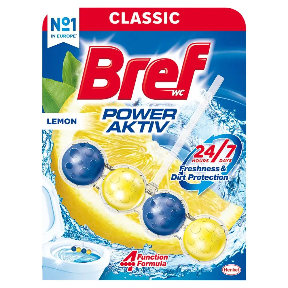 Bref Power Aktiv Zawieszka do WC, Lemon