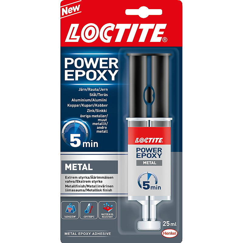 Loctite Power Epoxy 25 ml, metall, Loctite