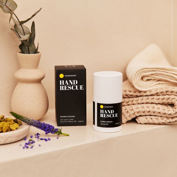 Dúo de manos y labios con CBD de Cannaray