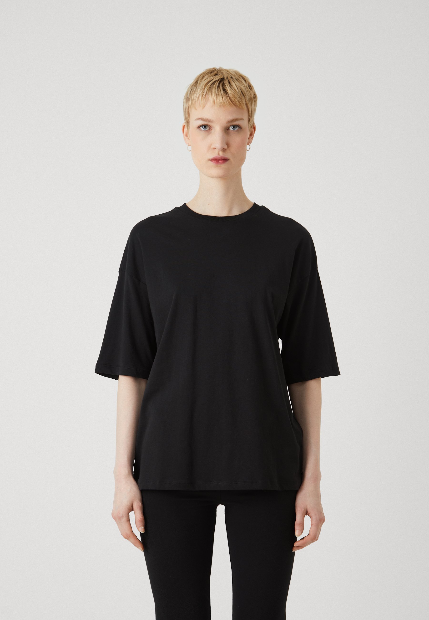 Even&Odd Tall 2-pack - Basic T-shirt - wit/zwart