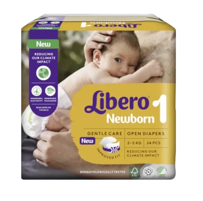 GRATIS Libero Newborn maat 1, 2-5 kg 24 stuks