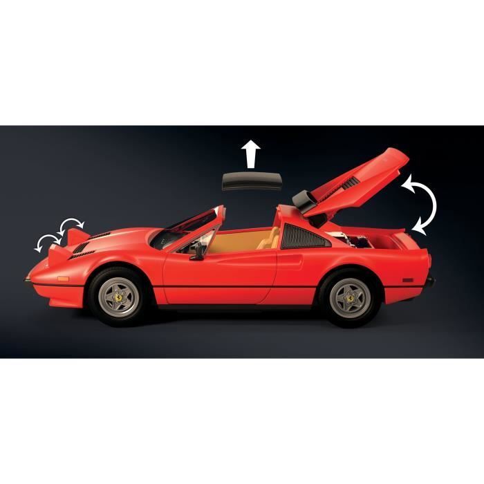 PLAYMOBIL 71343 Magnum Ferrari 308GT, Klassieke auto's, Volwassenen, Verzamelauto, 48 onderdelen