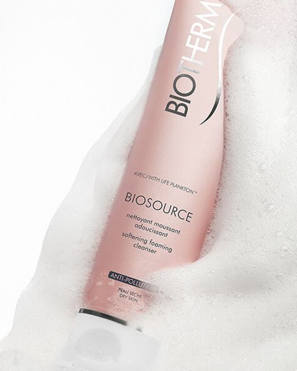 NETTOYANT MOUSSE BIOTHERM BIOSOURCE - PEAU SÈCHE