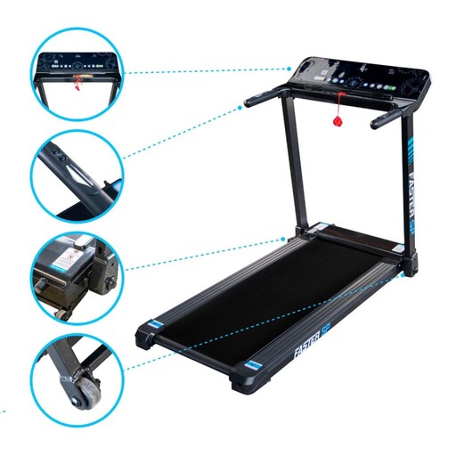 Sparraw Fitness Ultra Compact skladací bežecký pás Faster Sp Run - 12 km/h
