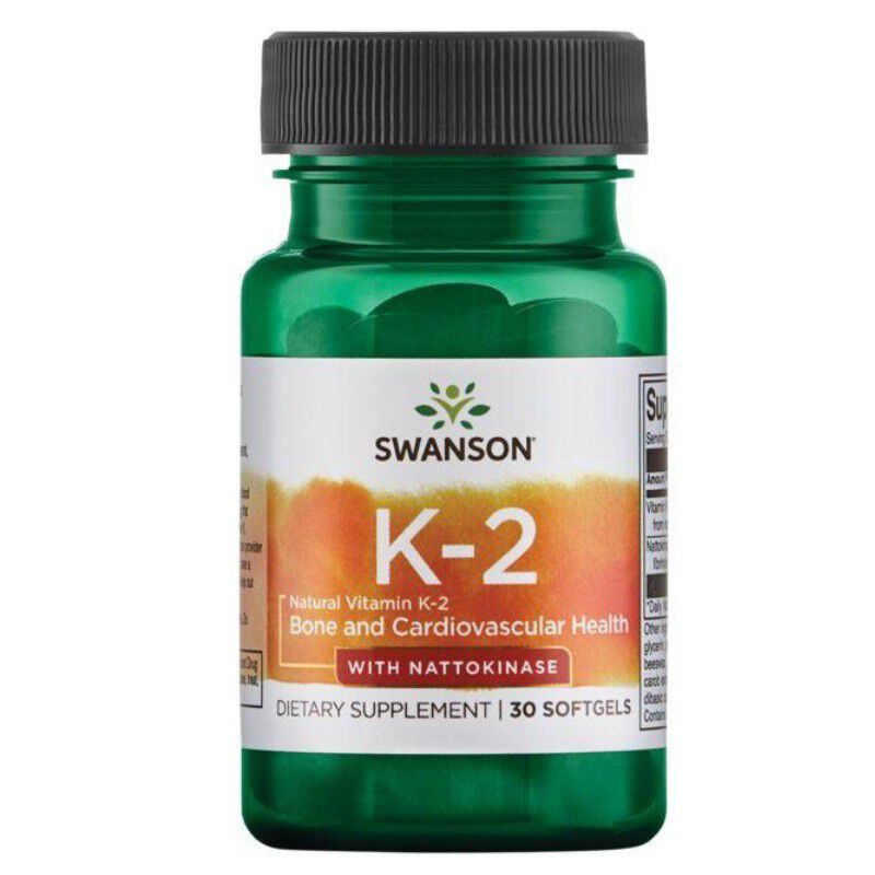 Swanson K-2 vitamīns + natokināze