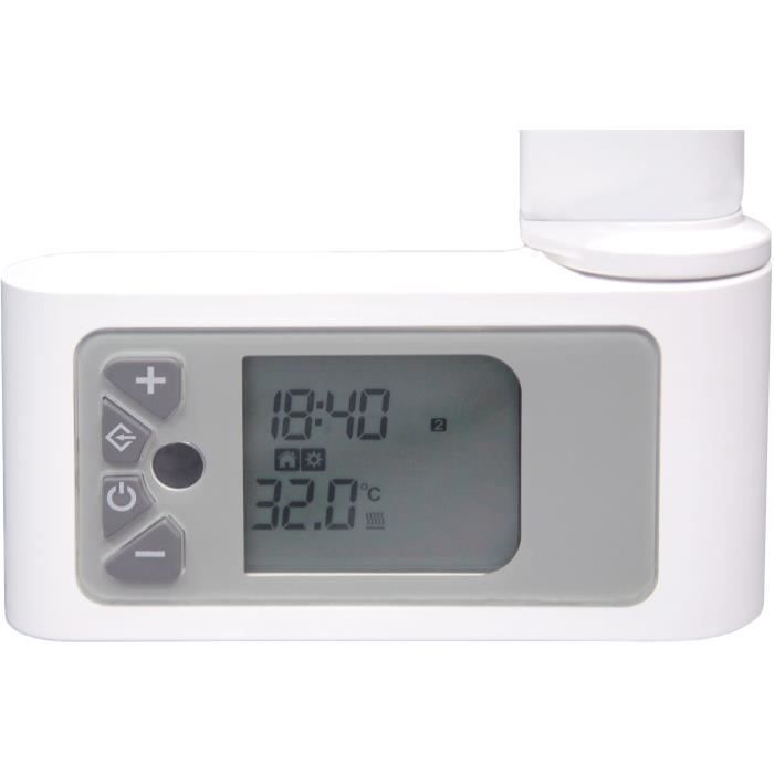 Scaldasalviette elettrico AIRELEC Nantua 3 - 1000W - Fluido termovettore - Programmazione integrata