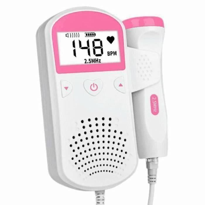 BABY PHONE - AUTREMENT - ECOUTE BEBE Doppler Moniteur Fœtal - Détection FHR - Écran LCD 18 pouces Multicolore BABY PHONE