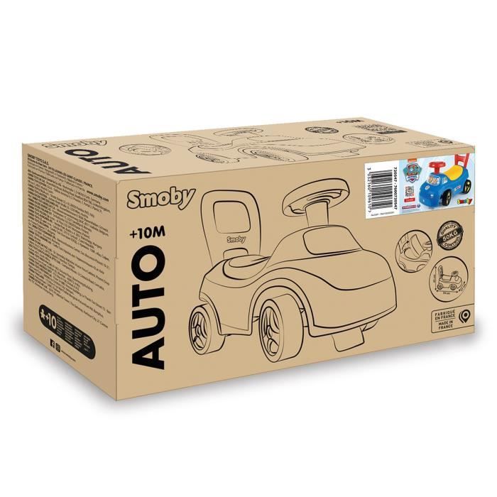 Smoby - 2-in-1 lasten leikkiauto - Ryhmä Hau - Säilytyslokero istuimen alla - 10 kuukaudesta alkaen - Valmistettu Ranskassa