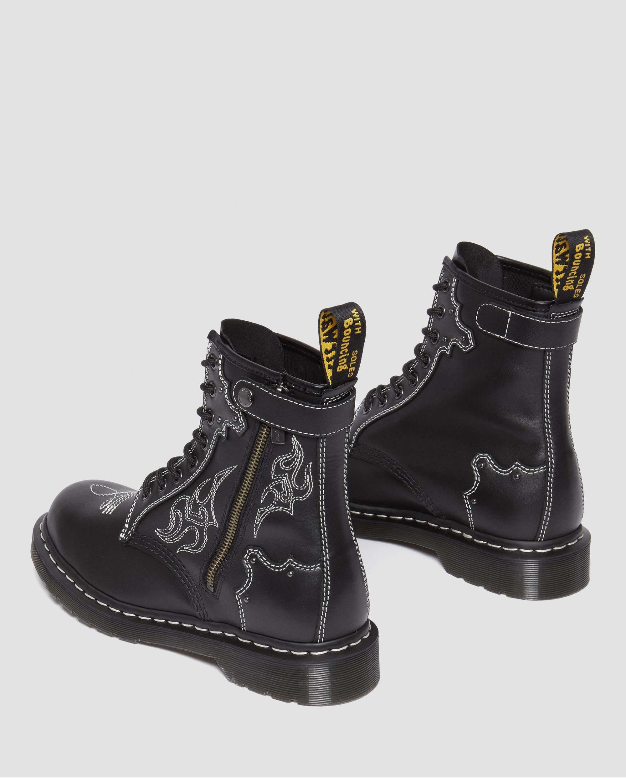 1460 Gothic Americana Leather Lace Up Boots