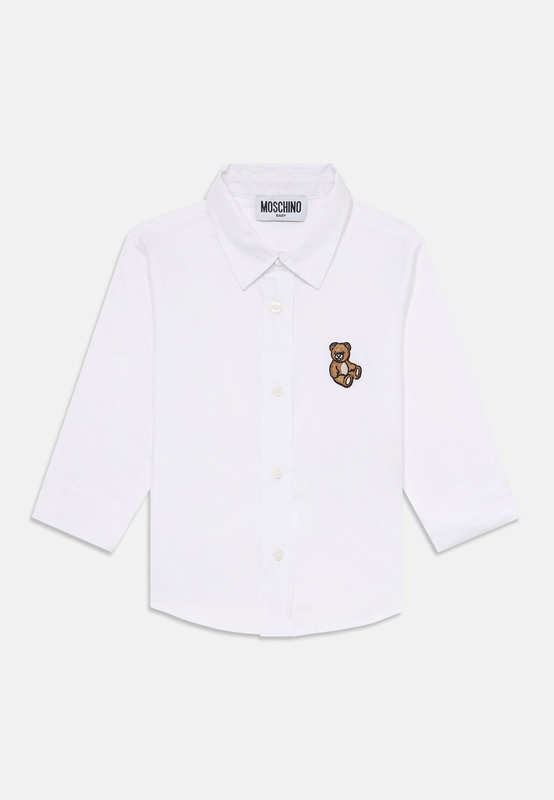 MOSCHINO BABY SHIRT UNISEX - Button-down blouse - bianco ottico