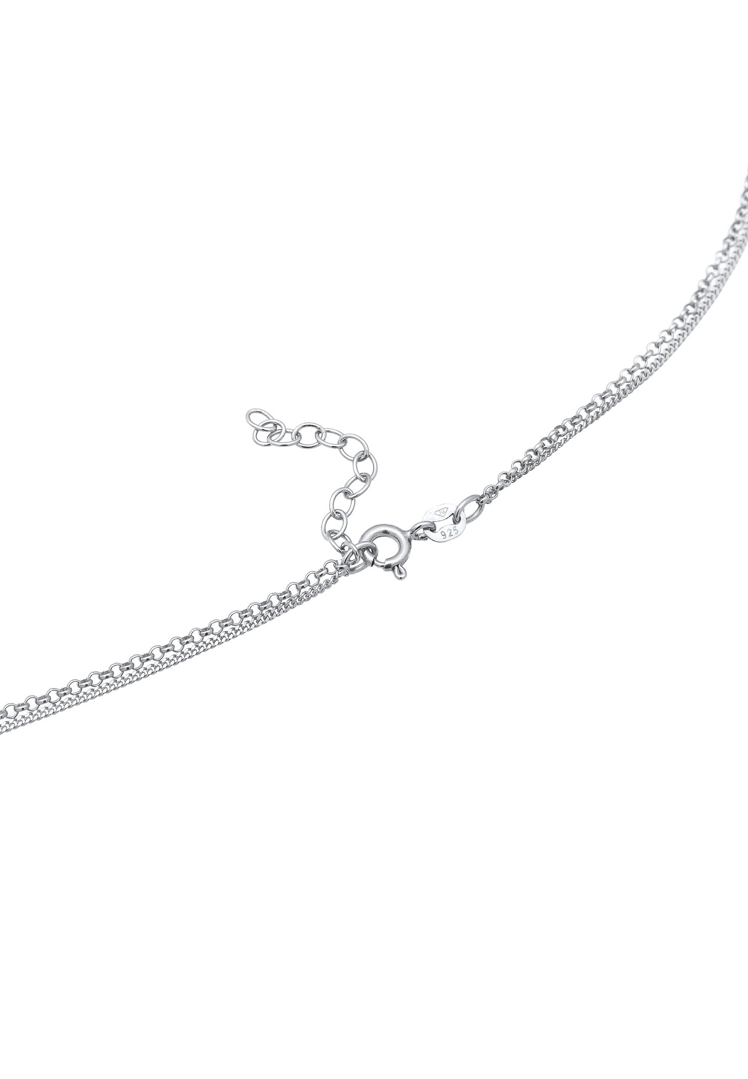 Elli Femmes couches plaquettes pendentif disque soleil en argent sterling 925 plaqué or