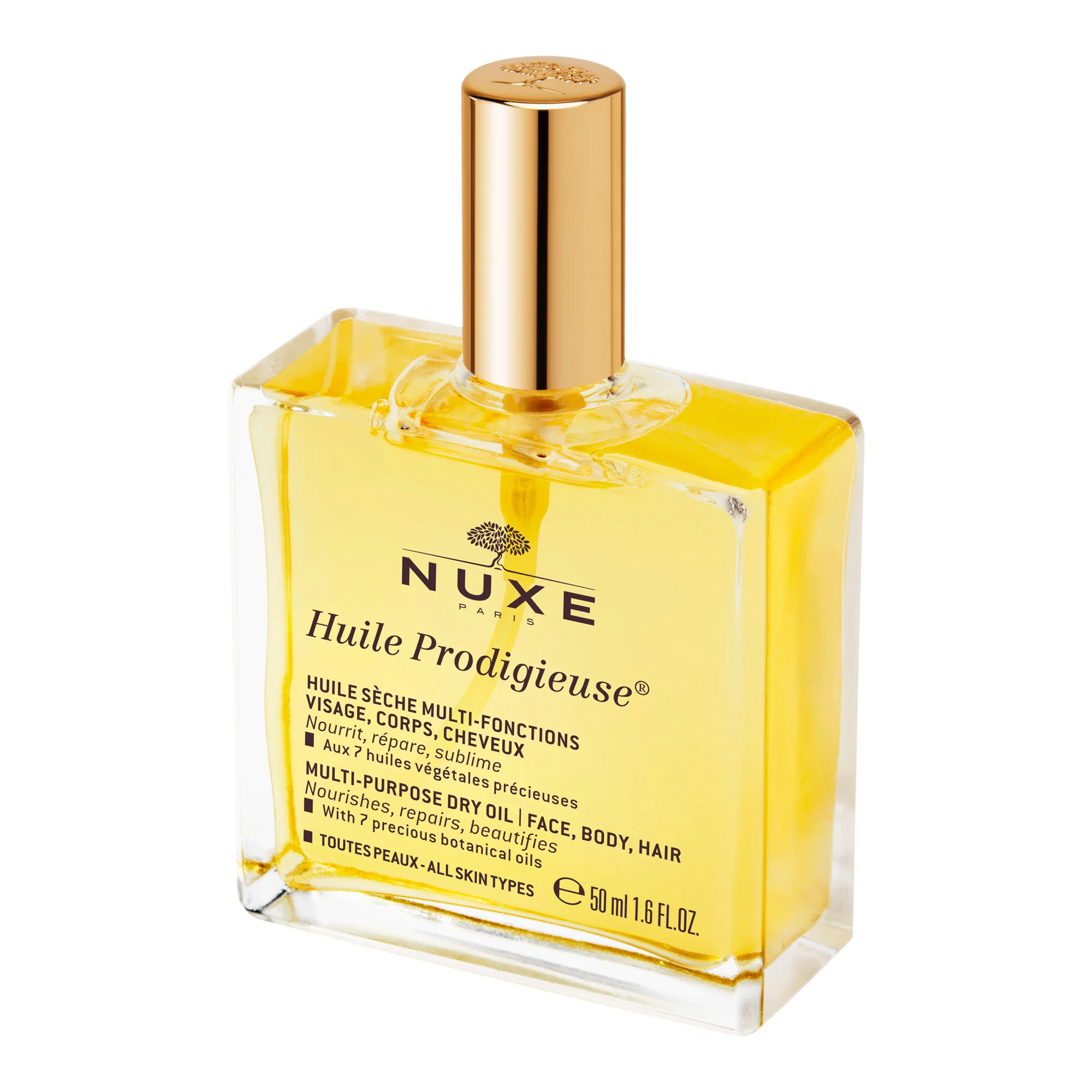 Huile Prodigieuse Olio Secco - Olio viso nutriente, Olio Corpo, Olio Capelli, Olio elasticizzante antismagliature