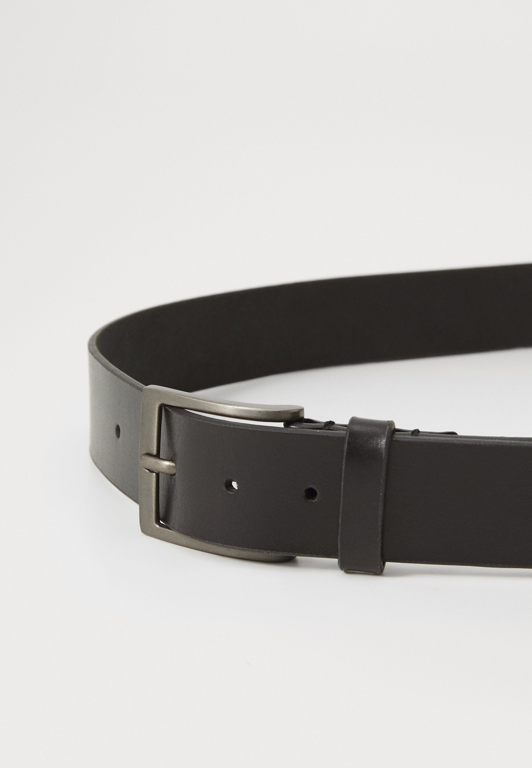 Pier One Ledergürtel Unisex - schwarz