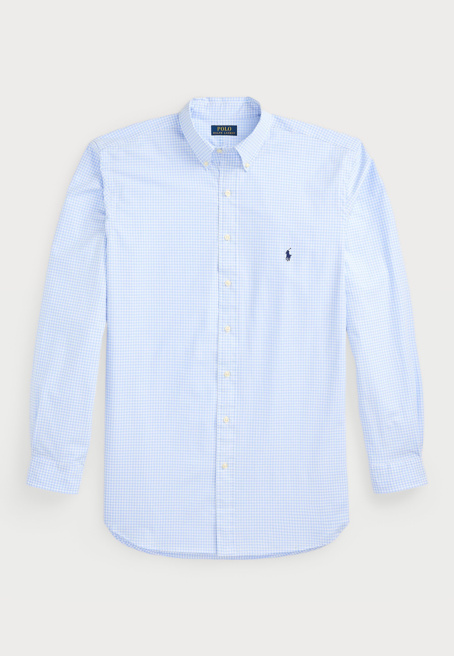 Koszula Polo Ralph Lauren Big & Tall GINGHAM STRETCH POPLIN - Koszula - austin blue/white