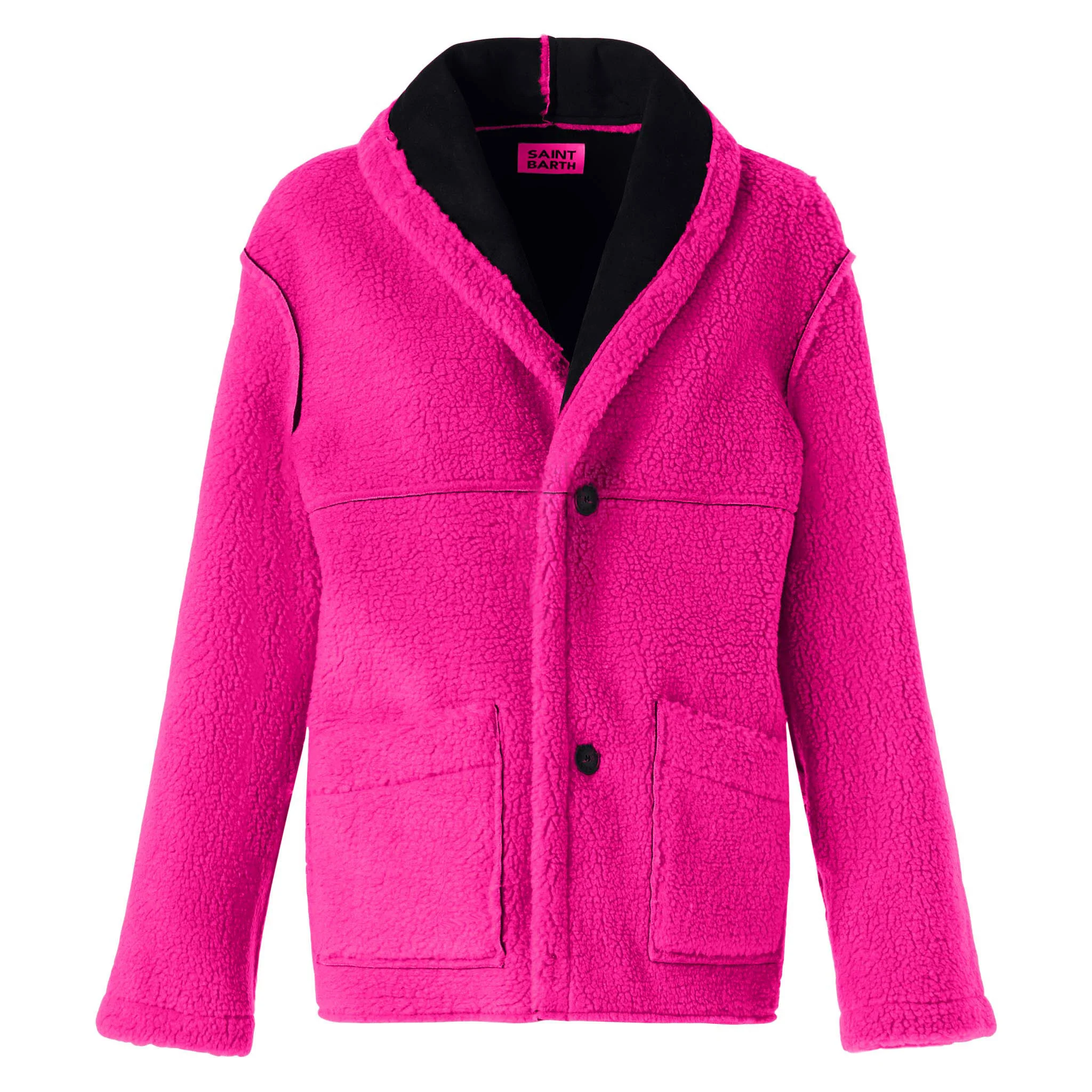 Chaqueta reversible de borrego para mujer