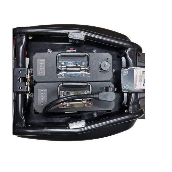 EUROCKA CKA EXPRESS elektrische scooter, wit, levering, verwijderbare 60V 29Ah lithiumbatterij, actieradius van 60 km