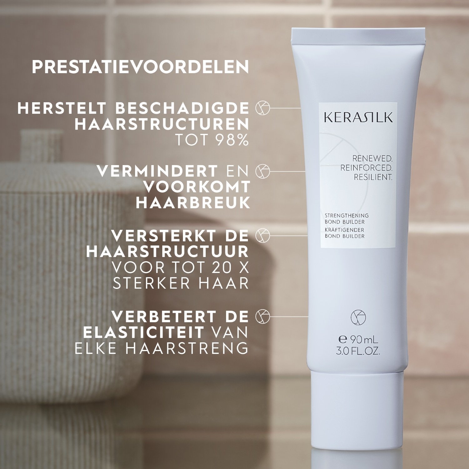 KERASILK matu serums matu struktūras stiprināšanai – 90 ml