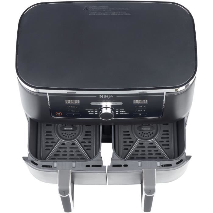 Freidora de aire NINJA Foodi Max Dual Zone AF400EU - Capacidad de 9,5 L - 6 programas de cocción - 2470 W