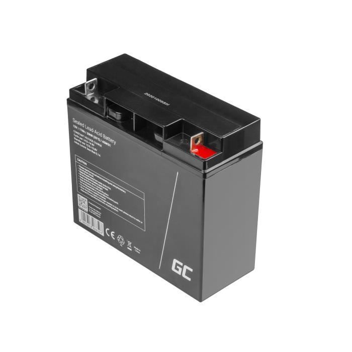 GreenCell® Rechargeable Batterie AGM 12V 17Ah accumulateur au Gel Plomb Cycles sans Entretien VRLA Battery étanche