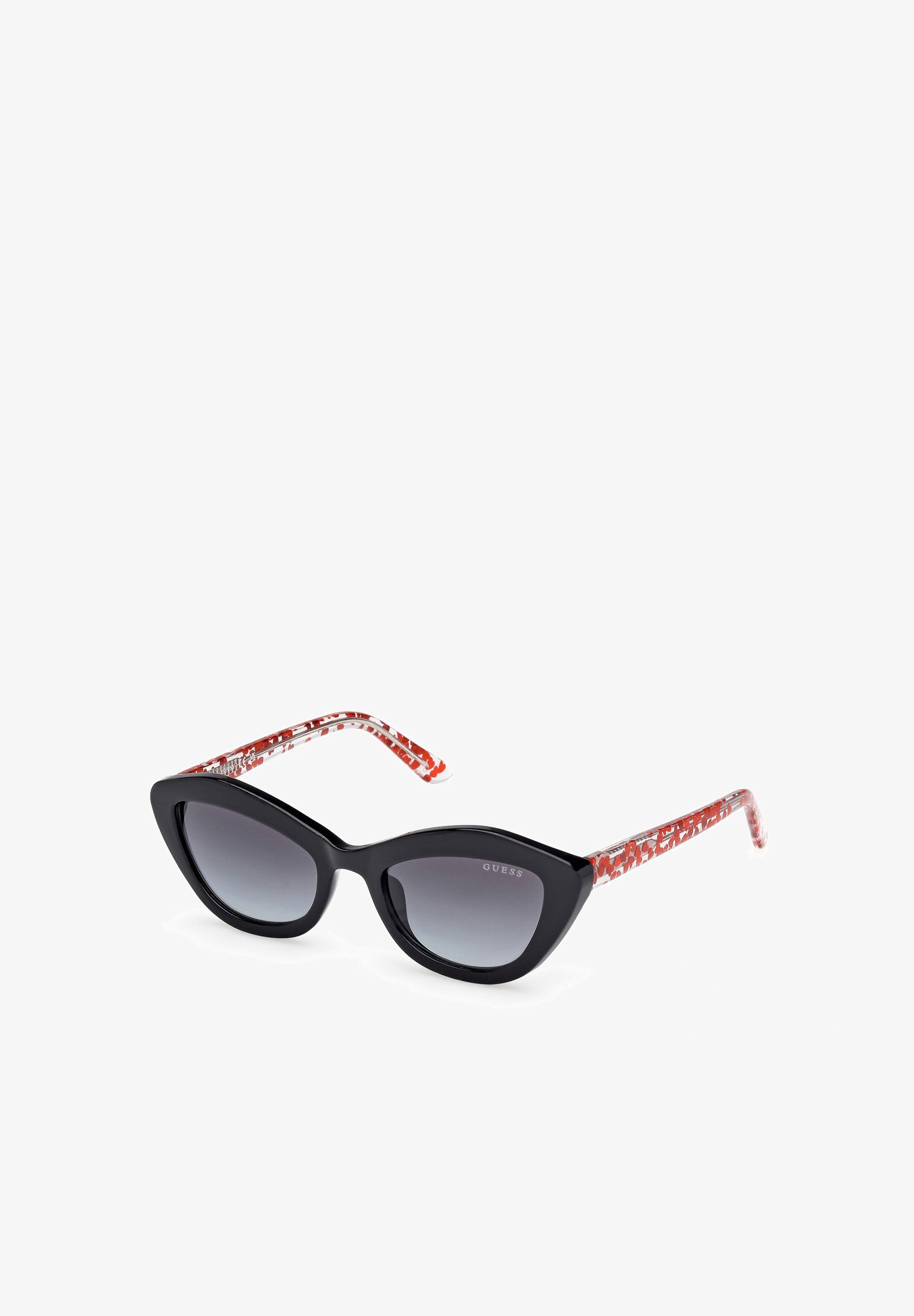 Guess Sonnenbrille – glänzend schwarz-rauchgrau